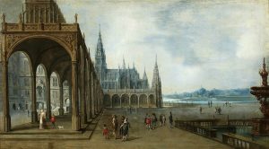 Imaginary architecture. Hendrick Aerts. 1565-1575.