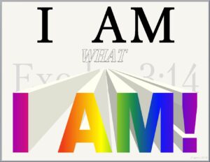 I AM WHAT I AM - Digital WordArt